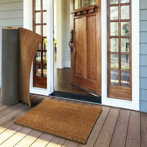 Paillasson En Noix De Coco Naturelle Dos Antidérapant Robuste Porte D'entrée De Maison - 30x70 Cm 5 Paillasson En Noix De Coco Naturelle Dos Antidérapant Robuste Porte D'entrée De Maison - 30x70 Cm – Image 3