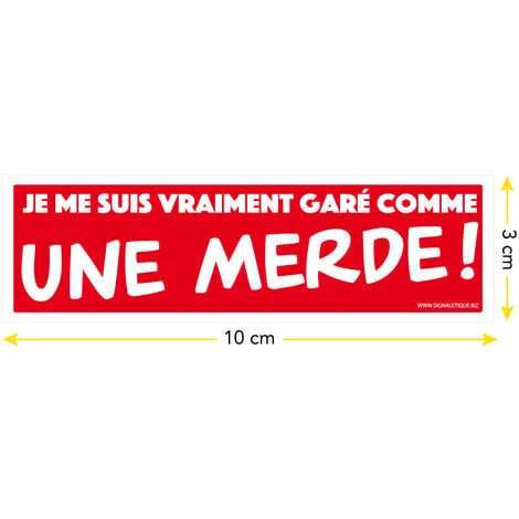 18 Autocollants De Stationnement Interdit Je Me Suis Vraiment Garé Comme Une Merde . Stickers Interdit De Stationner à Coller Sur Le Pare Brise De Voiture. Papiers Autocollants Dissuasifs 5 18 Autocollants De Stationnement Interdit Je Me Suis Vraiment Garé Comme Une Merde . Stickers Interdit De Stationner à Coller Sur Le Pare Brise De Voiture. Papiers Autocollants Dissuasifs – Image 3