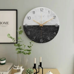 Horloge Murale En Métal Design Moderne Très Silencieuse Non-Tic-tac Pour Décoration Salon/Cuisine/Bureau 30 Cm 9 Horloge Murale En Métal Design Moderne Très Silencieuse Non-Tic-tac Pour Décoration Salon/Cuisine/Bureau 30 Cm -ATMOSPHERA || VIDAXL || Safavieh Soldes 51929941 3