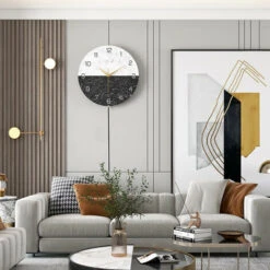 Horloge Murale En Métal Design Moderne Très Silencieuse Non-Tic-tac Pour Décoration Salon/Cuisine/Bureau 30 Cm 10 Horloge Murale En Métal Design Moderne Très Silencieuse Non-Tic-tac Pour Décoration Salon/Cuisine/Bureau 30 Cm -ATMOSPHERA || VIDAXL || Safavieh Soldes 51929941 4