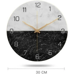 Horloge Murale En Métal Design Moderne Très Silencieuse Non-Tic-tac Pour Décoration Salon/Cuisine/Bureau 30 Cm 11 Horloge Murale En Métal Design Moderne Très Silencieuse Non-Tic-tac Pour Décoration Salon/Cuisine/Bureau 30 Cm -ATMOSPHERA || VIDAXL || Safavieh Soldes 51929941 5