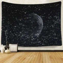 Dremisland Indien Hippie Bohème Mandala Tenture Murale Tapisserie Pour La Nature Décorations Couvre-lit Courverture Pour La Maison Salon Chambre Dortoir Décor (Carte Des Constellations, M / 130x150cm) -ATMOSPHERA || VIDAXL || Safavieh Soldes 52739654 3