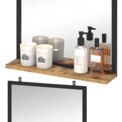 Miroir Mural „Fyrk“ Vieux Bois/Noir Vicco -ATMOSPHERA || VIDAXL || Safavieh Soldes 52940802 5