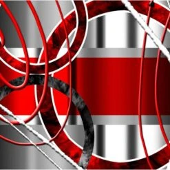 Affiche Abstrait Rouge Variation - 60x40cm - Made In France 8 Affiche Abstrait Rouge Variation - 60x40cm - Made In France -ATMOSPHERA || VIDAXL || Safavieh Soldes 53054392 3