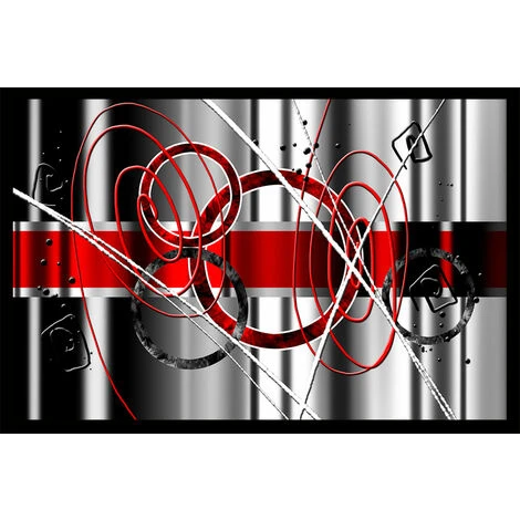 Affiche Abstrait Rouge Variation - 60x40cm - Made In France 6 Affiche Abstrait Rouge Variation - 60x40cm - Made In France – Image 5