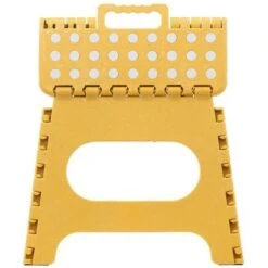 Marche Pied / Tabouret Pliant Jaune -ATMOSPHERA || VIDAXL || Safavieh Soldes 53630172 2