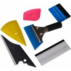 Kit Covering Outils De Film De Fenêtre De Voiture Vinyle, 6 PCS Vitrage De Véhicules De Protection Window Film Car Emballage Teinte Vinyle Installation De L'outil: Raclettes, Grattoirs Versailles -ATMOSPHERA || VIDAXL || Safavieh Soldes 53825453 5