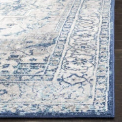Tapis D'intérieur Traditionnel Tissé à La Puissance, Collection Brentwood, BNT851, En Gris Clair & Bleu, 61 X 244 Cm Par SAFAVIEH 8 Tapis D'intérieur Traditionnel Tissé à La Puissance, Collection Brentwood, BNT851, En Gris Clair & Bleu, 61 X 244 Cm Par SAFAVIEH -ATMOSPHERA || VIDAXL || Safavieh Soldes 53861391 3