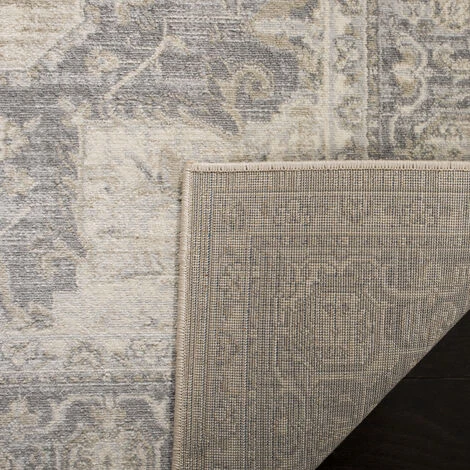 Tapis D'intérieur Traditionnel Tissé à La Puissance, Collection Brentwood, BNT865, En Crème & Gris, 61 X 244 Cm Par SAFAVIEH 6 Tapis D'intérieur Traditionnel Tissé à La Puissance, Collection Brentwood, BNT865, En Crème & Gris, 61 X 244 Cm Par SAFAVIEH – Image 4