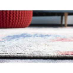 Tapis D'intérieur Abstrait Tissé à La Puissance, Collection Jaspe, JSP101, En Gris & Rouge, 61 X 244 Cm Par SAFAVIEH -ATMOSPHERA || VIDAXL || Safavieh Soldes 53862598 4