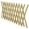 Clôture Extensible En Bois Naturel 80x250 Cm