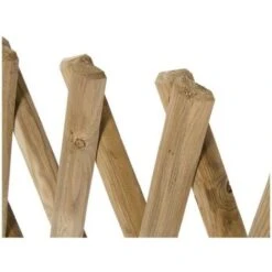 Clôture Extensible En Bois Naturel 80x250 Cm -ATMOSPHERA || VIDAXL || Safavieh Soldes 54075948 4