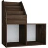 Porte-revue Pour Enfants Chêne Fumé 71x30x78,5 Cm Aggloméré VidaXL -ATMOSPHERA || VIDAXL || Safavieh Soldes 54142148 1