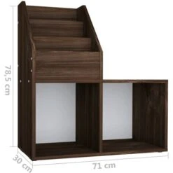 Porte-revue Pour Enfants Chêne Fumé 71x30x78,5 Cm Aggloméré VidaXL -ATMOSPHERA || VIDAXL || Safavieh Soldes 54142148 3