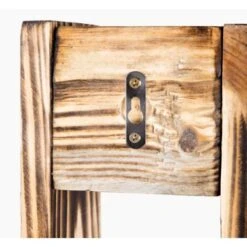 Meubles En Palettes Porte-bouteilles Casier à Vin Rustique Vintage Meuble Rustique Bois Massif Flammé étagère 14x110 Cm -ATMOSPHERA || VIDAXL || Safavieh Soldes 54675390 3