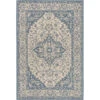 Tapis D'intérieur/extérieur Médaillon Tissé à La Puissance, Collection Maison De Plage, BHS137, En Crème & Bleu, 79 X 152 Cm Par SAFAVIEH -ATMOSPHERA || VIDAXL || Safavieh Soldes 54894674 1