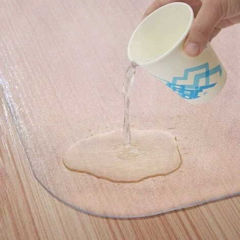 Yoleo Tapis Protège-Sol Pour Chaise De Bureau, Tapis Transparent Pour Protection De Sols Durs,Haute Résistance Aux Impacts, Antidérapant 120cmx90cm 4 Yoleo Tapis Protège-Sol Pour Chaise De Bureau, Tapis Transparent Pour Protection De Sols Durs,Haute Résistance Aux Impacts, Antidérapant 120cmx90cm – Image 2