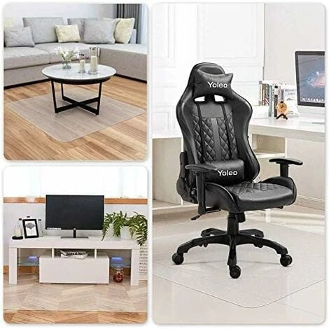 Yoleo Tapis Protège-Sol Pour Chaise De Bureau, Tapis Transparent Pour Protection De Sols Durs,Haute Résistance Aux Impacts, Antidérapant 120cmx90cm 6 Yoleo Tapis Protège-Sol Pour Chaise De Bureau, Tapis Transparent Pour Protection De Sols Durs,Haute Résistance Aux Impacts, Antidérapant 120cmx90cm – Image 4