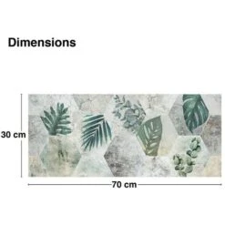 Bandeau PVC Lot De 2 : L 70cmxH 30cm Mix & Végétal -ATMOSPHERA || VIDAXL || Safavieh Soldes 54941808 3