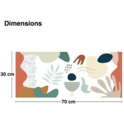 Bandeau PVC Lot De 2 : L 70cmxH 30cm Artistic -ATMOSPHERA || VIDAXL || Safavieh Soldes 55013196 3