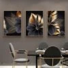 Lot De 3 Affiches Sur Toile - Motif : Feuille De Plantes - Noir - Impression Moderne - Décoration Murale - Peinture Murale 30x40cm-Triomphe -ATMOSPHERA || VIDAXL || Safavieh Soldes 55632306 1