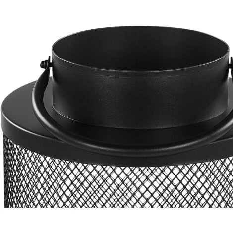 Lanterne Industrielle En Acier Noir Porte Bougies Décorative 24 Cm Yamdena 7 Lanterne Industrielle En Acier Noir Porte Bougies Décorative 24 Cm Yamdena – Image 5