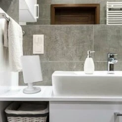 Miroir LED Maquillage Tactile Variable 16LED 17x12x26 Cm - Blanc 6 Miroir LED Maquillage Tactile Variable 16LED 17x12x26 Cm - Blanc -ATMOSPHERA || VIDAXL || Safavieh Soldes 56327563 2