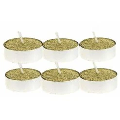 Bougie Chauffe-Plat Paillette Non Parfumée Support BLANC - Set