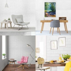 Randaco 3D Imperméable à L'eau Carreaux De Mur De Briques 70x77cm Autocollants Panneau De Mousse Auto-adhésif (10pcs Ensemble ) -ATMOSPHERA || VIDAXL || Safavieh Soldes 56395707 3