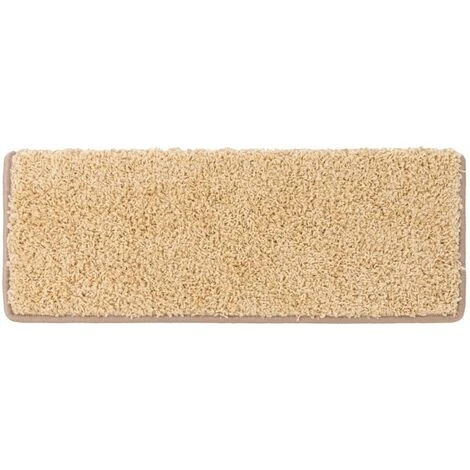 Tapis D'escalier Shaggy Barcelona Beige Rectangulaire 23,5 X 65 Cm 4 Tapis D'escalier Shaggy Barcelona Beige Rectangulaire 23,5 X 65 Cm – Image 2