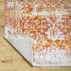 SURYA Tapis De Salon à Poils Courts Et Doux Vintage Oriental Orange Et Beige 120x170 Cm -ATMOSPHERA || VIDAXL || Safavieh Soldes 57164831 4