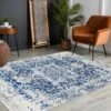 SURYA Tapis De Salon à Poils Courts Et Doux Vintage Oriental Bleu Et Beige 120x170 Cm -ATMOSPHERA || VIDAXL || Safavieh Soldes 57164853 1