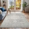 SURYA Tapis De Salon à Poils Courts Et Doux Vintage Oriental Ivoire Et Gris 120x170 Cm -ATMOSPHERA || VIDAXL || Safavieh Soldes 57164867 1