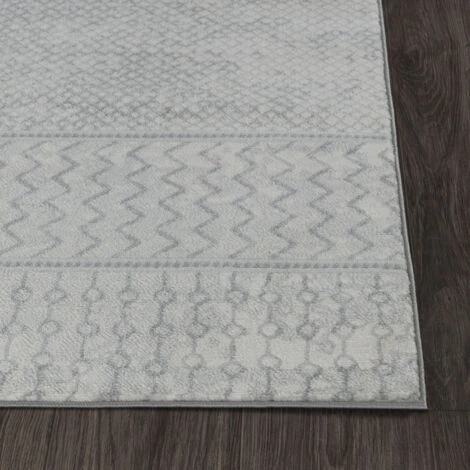 SURYA Tapis De Salon à Poils Courts Et Doux Scandinave Bohème Gris Et Ivoire 130x180 Cm 7 SURYA Tapis De Salon à Poils Courts Et Doux Scandinave Bohème Gris Et Ivoire 130x180 Cm – Image 5