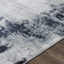 SURYA Tapis De Salon à Poils Courts Et Doux Abstrait Moderne Bleu Et Blanc 160x220 Cm -ATMOSPHERA || VIDAXL || Safavieh Soldes 57164930 3