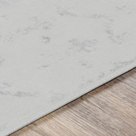 SURYA Tapis De Salon à Poils Courts Et Doux Berbère Ethnique Blanc Et Gris 160x215 Cm 5 SURYA Tapis De Salon à Poils Courts Et Doux Berbère Ethnique Blanc Et Gris 160x215 Cm – Image 3
