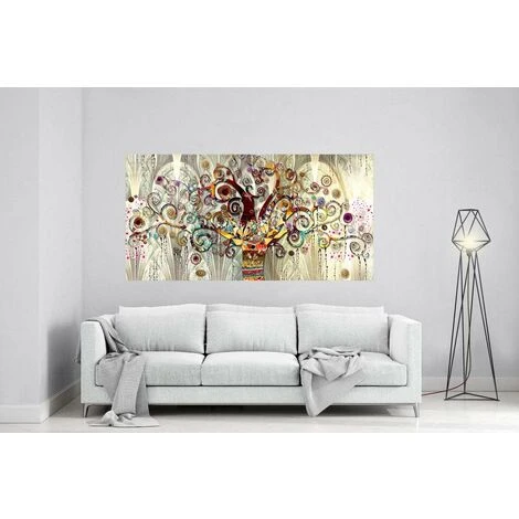 Arbre De Vie Impression Sur Toile Tableau Décoration Murale Salon Moderne 40x70cm,T-Audace 4 Arbre De Vie Impression Sur Toile Tableau Décoration Murale Salon Moderne 40x70cm,T-Audace – Image 2