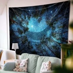 Forêt étoilée Tapisserie Tenture Murale Psychédélique Tapisserie Arbre Plage Couverture Pour Chambre Salon Dortoir Décoration Murale 150x130 Cm——VEBTles 7 Forêt étoilée Tapisserie Tenture Murale Psychédélique Tapisserie Arbre Plage Couverture Pour Chambre Salon Dortoir Décoration Murale 150x130 Cm——VEBTles -ATMOSPHERA || VIDAXL || Safavieh Soldes 59281941 2