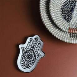 Paris Prix - Vide Poche Main En Céramique Mirage 11cm Noir -ATMOSPHERA || VIDAXL || Safavieh Soldes 59288370 4