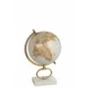 GLOBE SUR PIED MARBRE BLANC / METAL OR MEDIUM 36 Cm 1 GLOBE SUR PIED MARBRE BLANC / METAL OR MEDIUM 36 Cm -ATMOSPHERA || VIDAXL || Safavieh Soldes 59391743 1