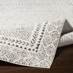 SURYA Tapis De Salon à Poils Courts Et Doux Scandinave Bohème Gris Et Beige 160x220 Cm -ATMOSPHERA || VIDAXL || Safavieh Soldes 59550090 4
