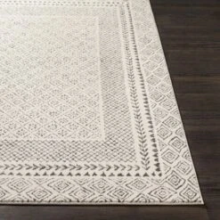 SURYA Tapis De Salon à Poils Courts Et Doux Scandinave Bohème Gris Et Beige 160x220 Cm -ATMOSPHERA || VIDAXL || Safavieh Soldes 59550090 5
