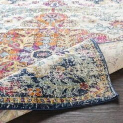 SURYA Tapis De Salon à Poils Courts Et Doux Vintage Oriental Multicolore 200x275 Cm -ATMOSPHERA || VIDAXL || Safavieh Soldes 59550093 4