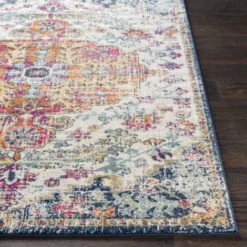 SURYA Tapis De Salon à Poils Courts Et Doux Vintage Oriental Multicolore 200x275 Cm -ATMOSPHERA || VIDAXL || Safavieh Soldes 59550093 5