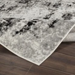 SURYA Tapis De Salon à Poils Courts Et Doux Abstrait Moderne Blanc Et Gris 152x213 Cm 10 SURYA Tapis De Salon à Poils Courts Et Doux Abstrait Moderne Blanc Et Gris 152x213 Cm -ATMOSPHERA || VIDAXL || Safavieh Soldes 59550109 4
