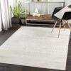 SURYA Tapis De Salon à Poils Courts Et Doux Scandinave Bohème Blanc Et Gris 152x213 Cm -ATMOSPHERA || VIDAXL || Safavieh Soldes 59550110 1