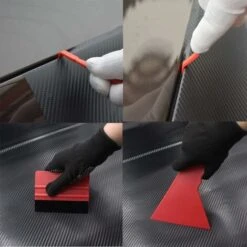 11 Pièces Kit D'outils De Film De Teinte Fenêtre Automatique, Kits De Teinture De Fenêtre De Protection Solaire Automobile, L'installation De Fenêtre De Film Protecteur De Verre De Véhicule -ATMOSPHERA || VIDAXL || Safavieh Soldes 59603779 5