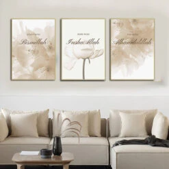 Toile Tableaux, SL.GT Posters Et Arts Décoratifs 40x60cm X3 Pièces Sans Cadre Toile Affiche Murale