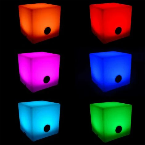 Enceinte Bluetooth Lumineuse LED Multicolore Pour L'extérieur Rechargeable - 7 Couleurs 7 Enceinte Bluetooth Lumineuse LED Multicolore Pour L'extérieur Rechargeable - 7 Couleurs – Image 5