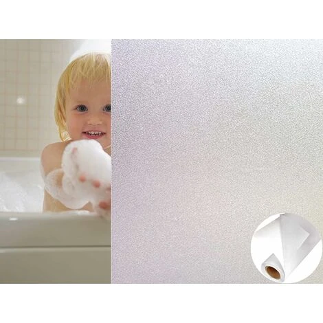 Déstockage Film Fenetre Anti Regard Film Occultant Fenêtre Film Dépoli Vitre Fenêtre Film Electrostatique Opaque Pour Vitre Brise Vue Fenetre Maison Salle De Bain Chambre (Blanc, 45X200) 3 Déstockage Film Fenetre Anti Regard Film Occultant Fenêtre Film Dépoli Vitre Fenêtre Film Electrostatique Opaque Pour Vitre Brise Vue Fenetre Maison Salle De Bain Chambre (Blanc, 45X200)